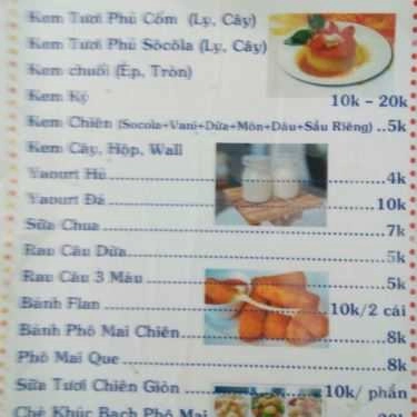 Thực đơn- Ăn vặt Quán Thảo - Võ Thành Trang