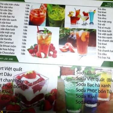 Thực đơn- Cafe Quân - Trà Sữa