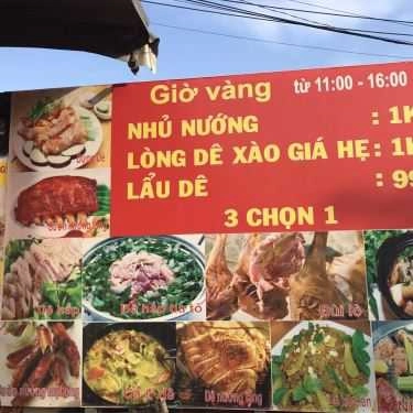 Thực đơn- Quán Nhậu Quán Việt Dê - Chuyên Các Món Dê