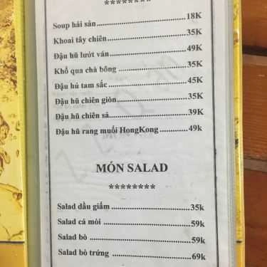 Thực đơn- Quán Nhậu Quán Zozo - Nướng & Lẩu