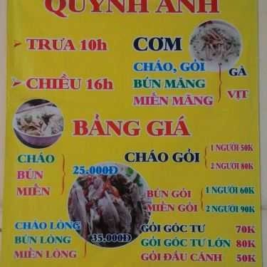 Thực đơn- Quán Cơm Quỳnh Anh 2 - Cơm Bình Dân