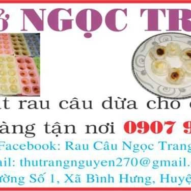 Thực đơn- Rau Câu Dừa Ngọc Trang - Shop Online