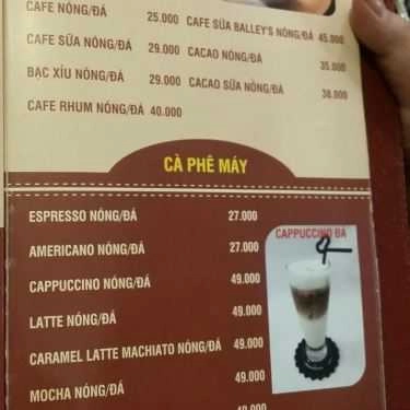 Thực đơn- Ray Coffee