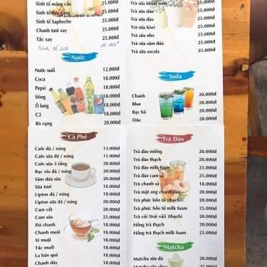 Thực đơn- Ri Rô - Cafe & Trà Sữa