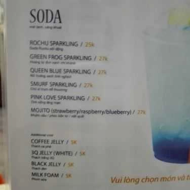Thực đơn- Rochu Coffee