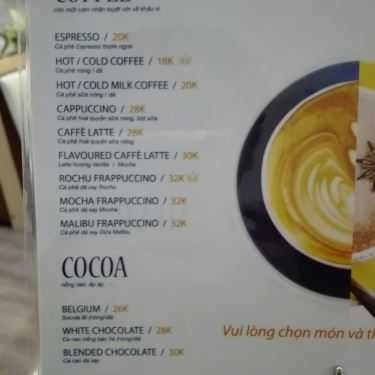 Thực đơn- Rochu Coffee