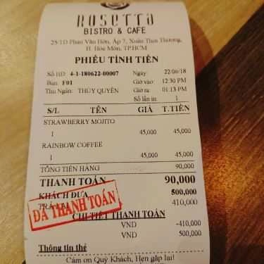 Tổng hợp- Rosetta - Bistro & Cafe