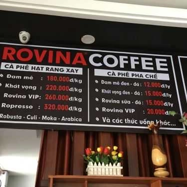Thực đơn- Rovina Coffee - Đường Số 13