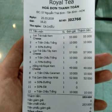 Tổng hợp- Cafe Royaltea - Trà Sữa Hồng Kông - Nguyễn Thái Bình