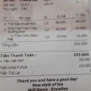 Tổng hợp- Cafe Royaltea - Trà Sữa Hồng Kông - Trần Hưng Đạo