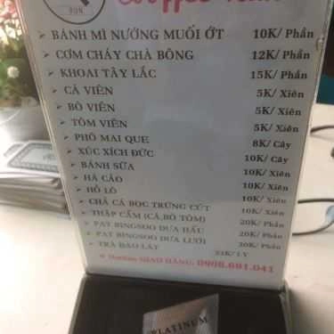 Thực đơn- Run Coffee & Milktea