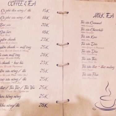 Thực đơn- S Phượt Coffee