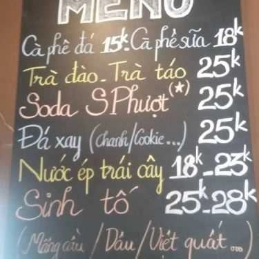 Thực đơn- S Phượt Coffee