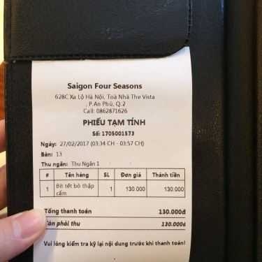 Tổng hợp- Cafe Sài Gòn Four Seasons - The Vista