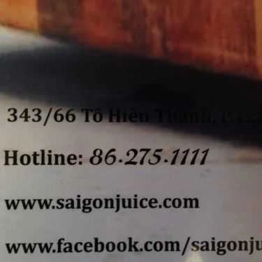 Tổng hợp- Cafe Saigon Juice - Ăn Luôn Ly