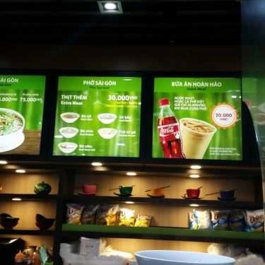Thực đơn- Cafe Saigon Market - Sân bay Tân Sơn Nhất nội địa