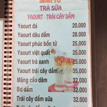 Thực đơn- Sala Cafe - Đường Số 19