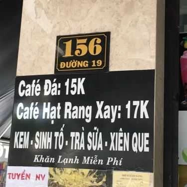Thực đơn- Sala Cafe - Đường Số 19
