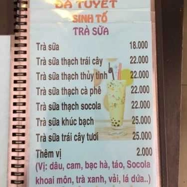 Thực đơn- Sala Cafe - Đường Số 19