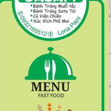 Thực đơn- Salam - Cá Viên Chiên & Ăn Vặt