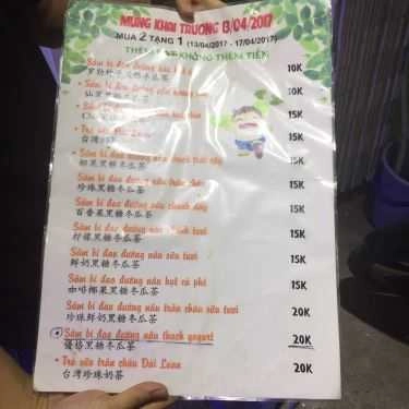Thực đơn- Thanh Tâm - Trà Bí Đao & Cafe