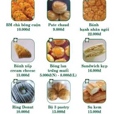 Thực đơn- Tiệm Bánh SAM's Bakery