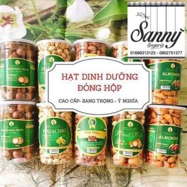 Thực đơn- Sanny House - Hạt Dinh Dưỡng - Shop Online