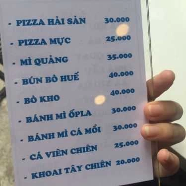 Thực đơn- Saphire Cafe