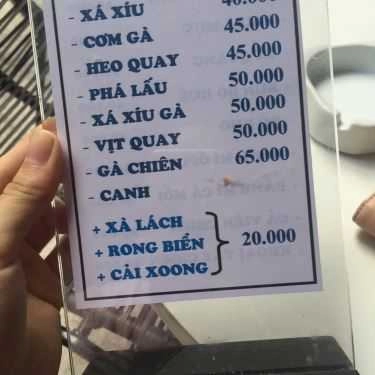 Thực đơn- Saphire Cafe
