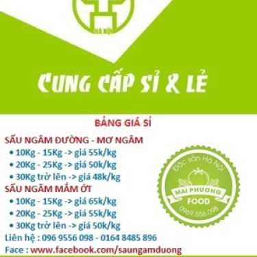 Tổng hợp- Đặc Sản Hà Nội - Sấu Ngâm Đường & Rượu Mơ - Shop Online