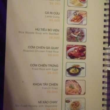 Thực đơn- Savoure Cafe - Trần Nhật Duật