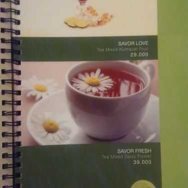 Thực đơn- Savoure Cafe - Trần Nhật Duật