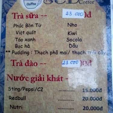 Thực đơn- SCD Cafe