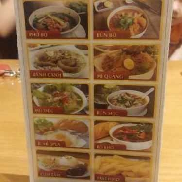 Thực đơn- Sen Cafe - Trần Não