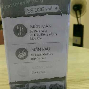 Thực đơn- Sen Cafe Take Away - Vũ Tông Phan