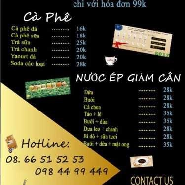 Thực đơn- Sencafe Delivery - Milk tea & Coffee To Go