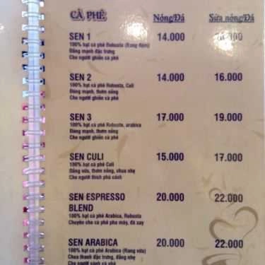 Thực đơn- Sencafe Delivery - Milk tea & Coffee To Go