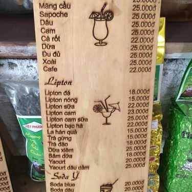 Thực đơn- Shala Coffee