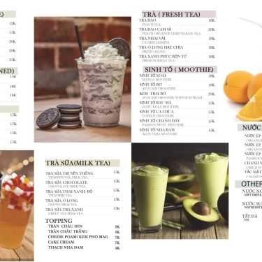 Thực đơn- Shin Cha - Coffee & Tea