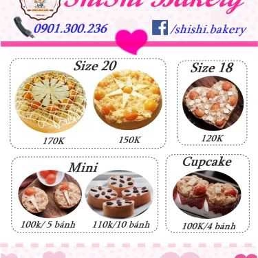 Thực đơn- Tiệm Bánh Shishi - Bánh Bông Lan Trứng Muối