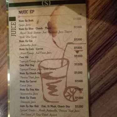 Thực đơn- Simple Coffee - Nguyễn Thái Bình