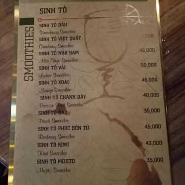 Thực đơn- Simple Coffee - Nguyễn Thái Bình