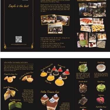 Thực đơn- Simple Kitchen - Tiệm Bánh Online