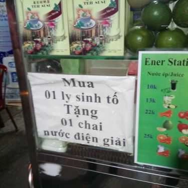 Tổng hợp- Ăn vặt Ener Station - Smoothies & Juice
