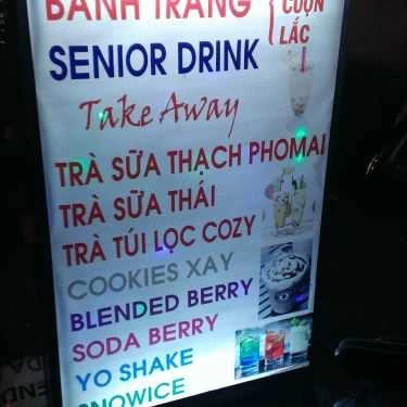 Thực đơn- Cafe Sinh Tố 246 - Ăn Vặt Vỉa Hè
