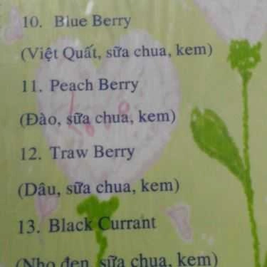 Thực đơn- Cafe Sinh Tố 246 - Ăn Vặt Vỉa Hè