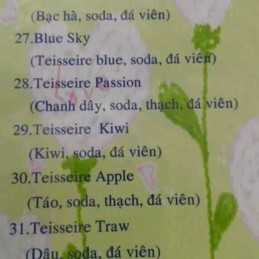 Thực đơn- Cafe Sinh Tố 246 - Ăn Vặt Vỉa Hè