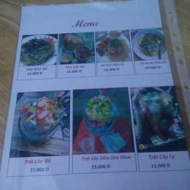 Thực đơn- Tiệm Bánh Hồng Ân Bakery