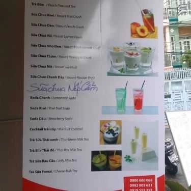 Thực đơn- Ăn vặt Sinh Tố Hai Bà Tám