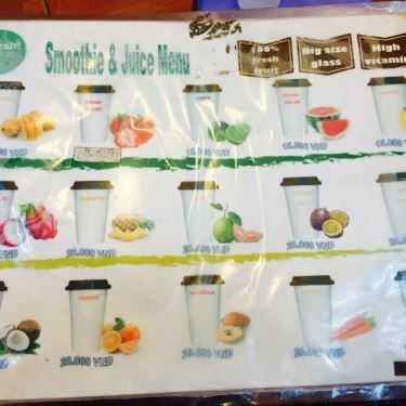 Thực đơn- Cafe Sinh Tố Ifresh